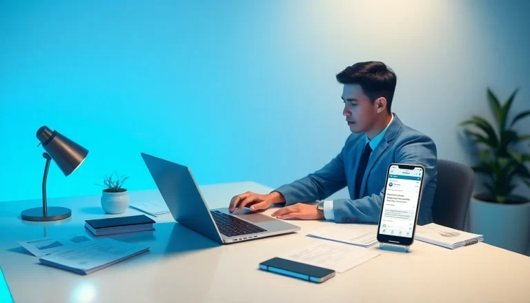 Successful financial transaction showcasing BOX138 and modern banking.