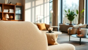 Skai leer close-up showcasing rich texture in an elegant interior setting.