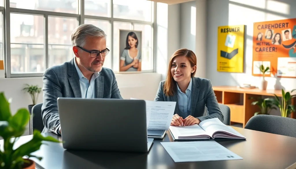 Engaging resume advice session highlighting personalized coaching for career success.