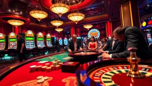 Engage with high-stakes gaming at s8 casino, featuring vibrant tables and thrilling roulette action.