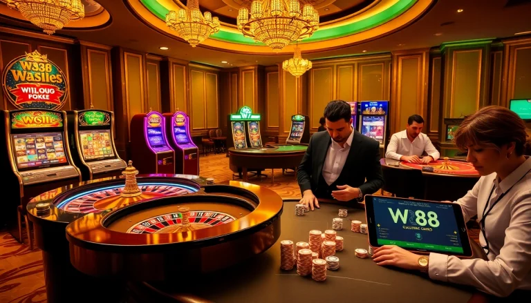 Experience the excitement of gambling with link vao w88 at a luxurious casino.