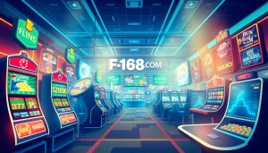 Exciting online gambling environment featuring F168.COM gaming elements and vibrant visuals.