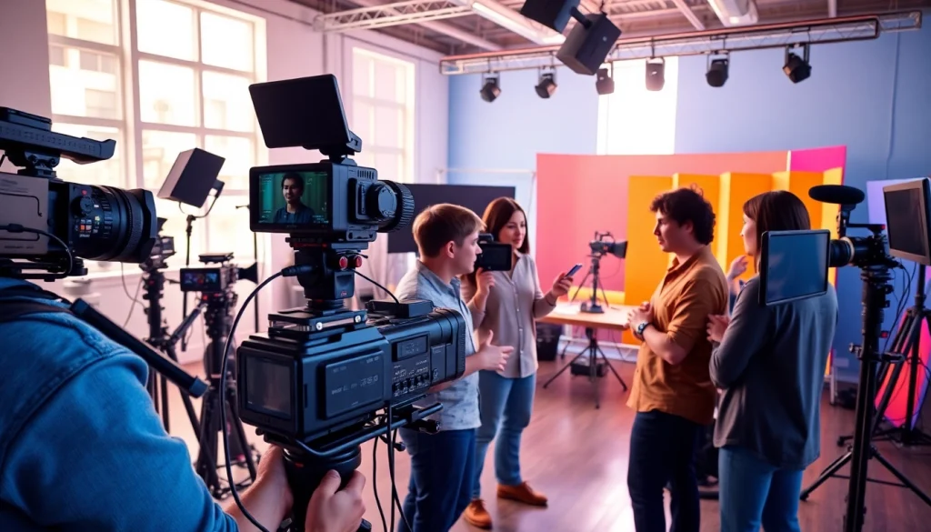 Experience a dedicated Video Production Company Calgary team collaborating on creative projects.