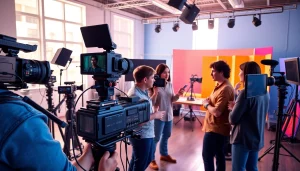Experience a dedicated Video Production Company Calgary team collaborating on creative projects.