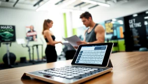 Calculate daily macros effectively with a professional macro calculator in a fitness consultation.