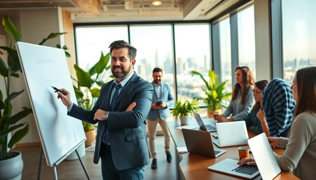 Engaging session with a business coach in Los Angeles helping entrepreneurs thrive.