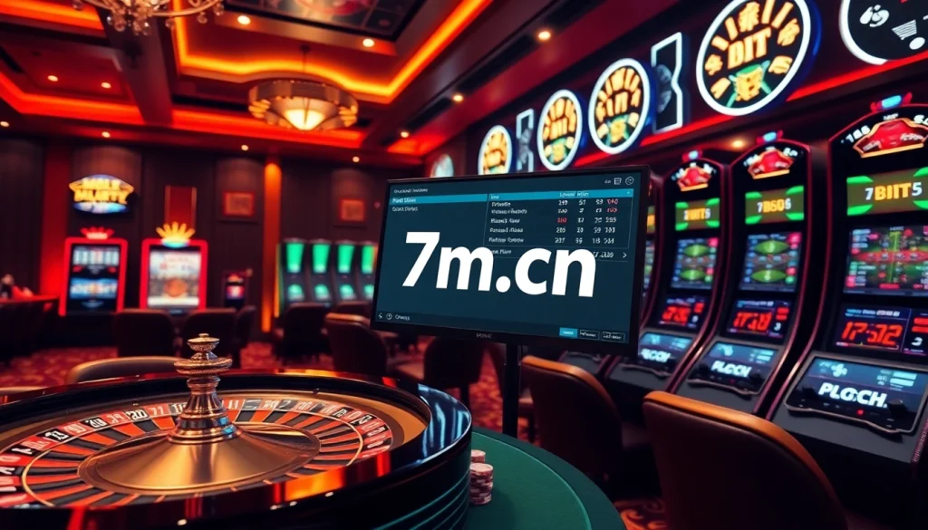 Live betting action on 7m.cn showcasing roulette and poker excitement for online gamblers.
