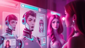Best nsfw ai chatbots showcased in an engaging digital interface with customizable avatars.