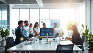 zirvegrupbilgisayar teknolojilerini tanıtan profesyonel bir çalışma ortamı