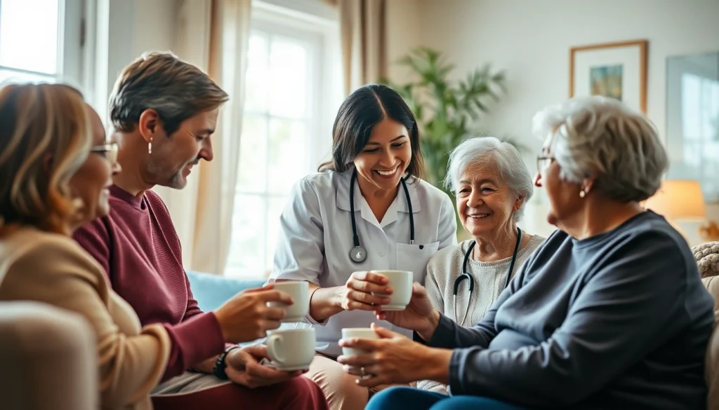 Senior caregivers Austin TX providing compassionate home care to an elderly individual.