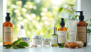 Puikus natūralios kosmetikos asortimentas, kuris atspindi švarą ir ekologiją.