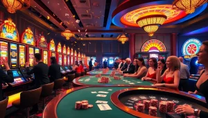 Experience exhilarating wins at idnslot's vibrant gaming room with jackpot celebrations and luxury.