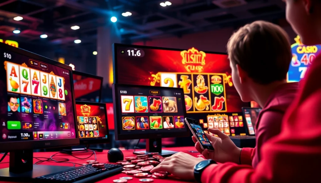 Lakukan slot deposit 1000 dengan tampilan kasino online yang mengesankan.